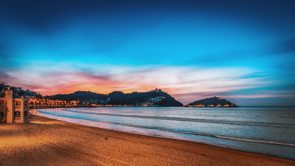 Strand von San Sebastian